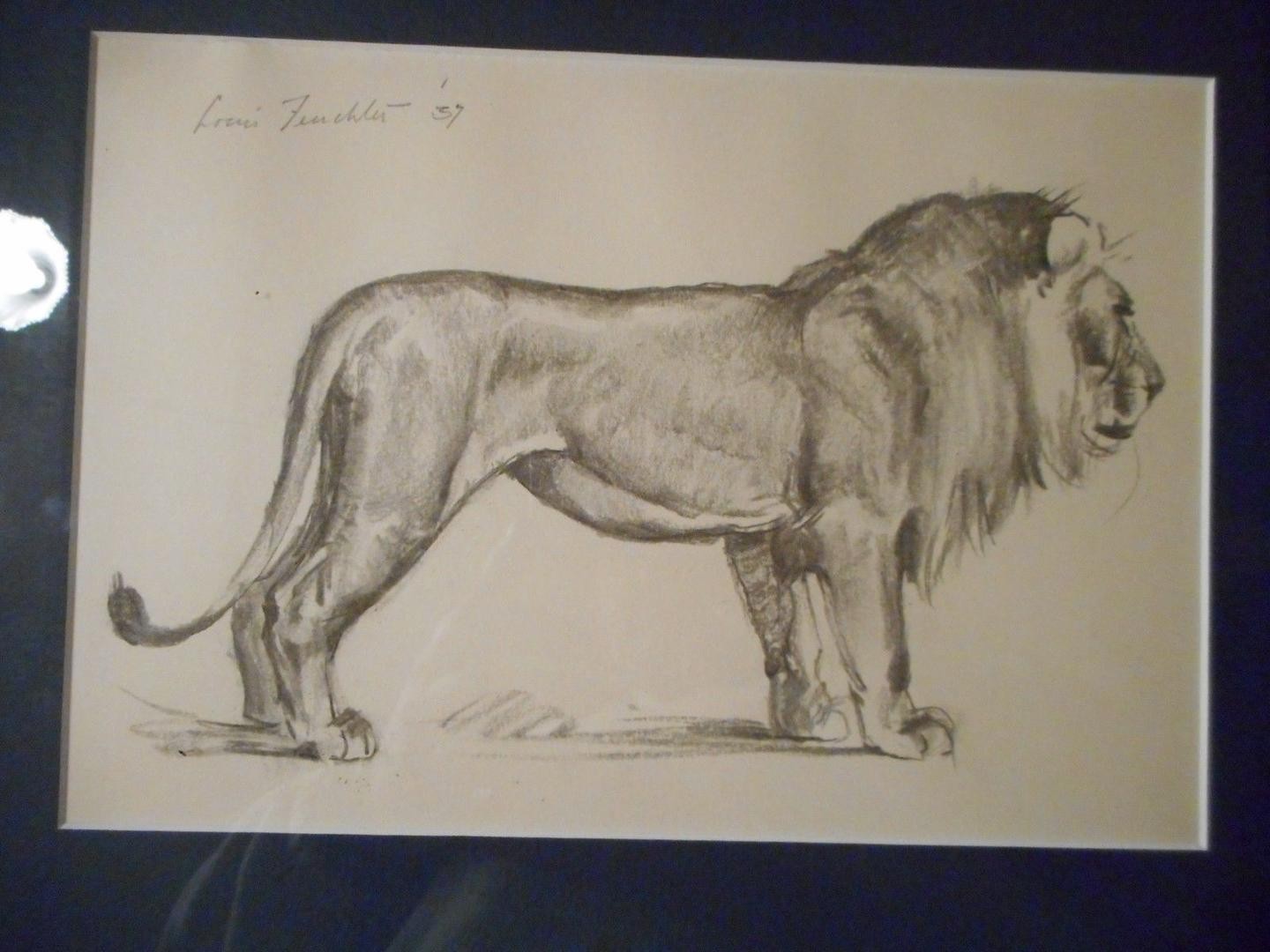 1440x1080 Standing Lion - Standing Lion Drawing