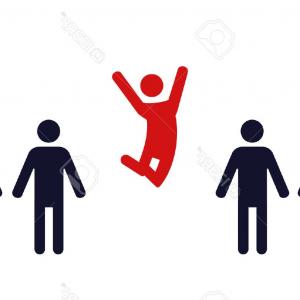 300x300 Hd Muslim Man Or Arab Cartoon Character Stand In Vector Drawing - Standing Man Drawing