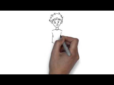 480x360 How To Draw Young Man - Standing Man Drawing