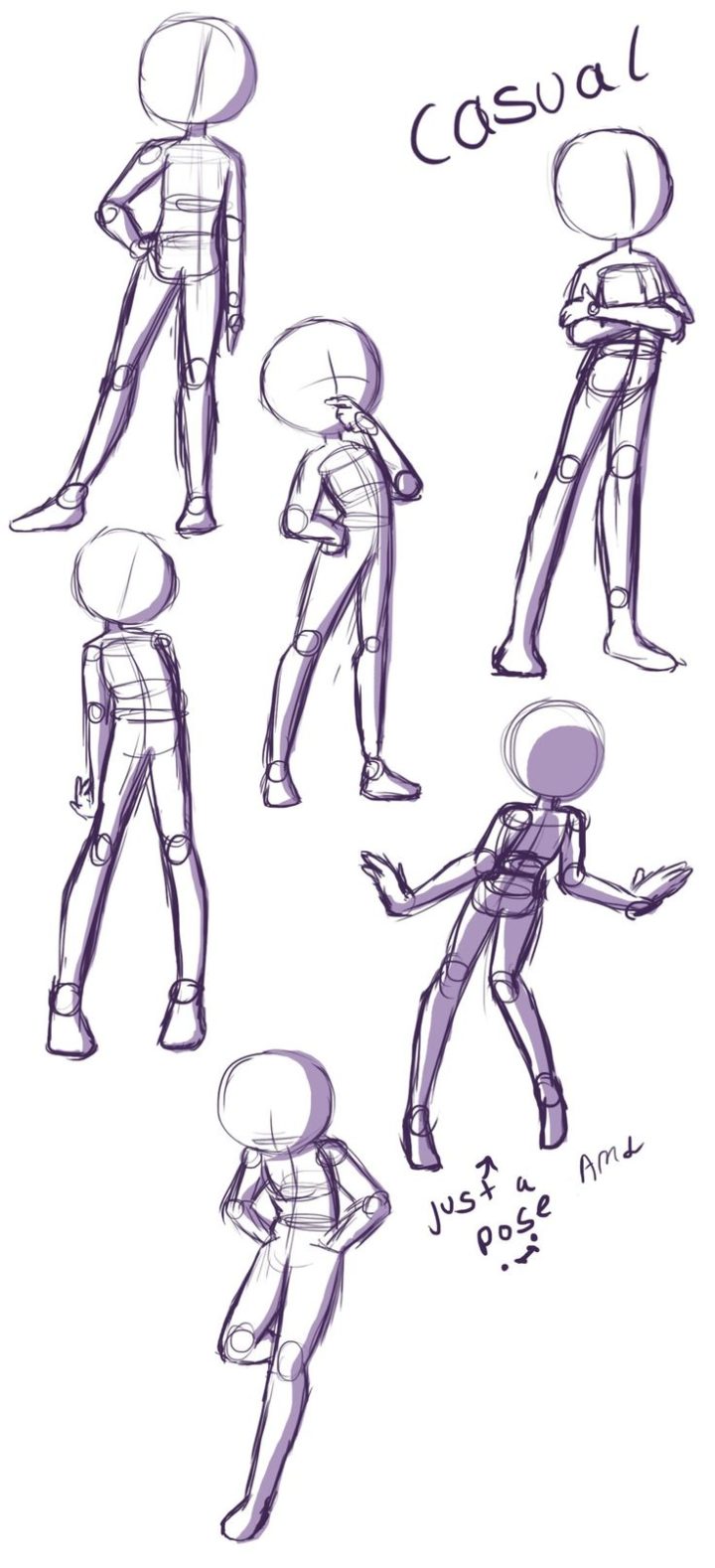 Drawing Template Poses