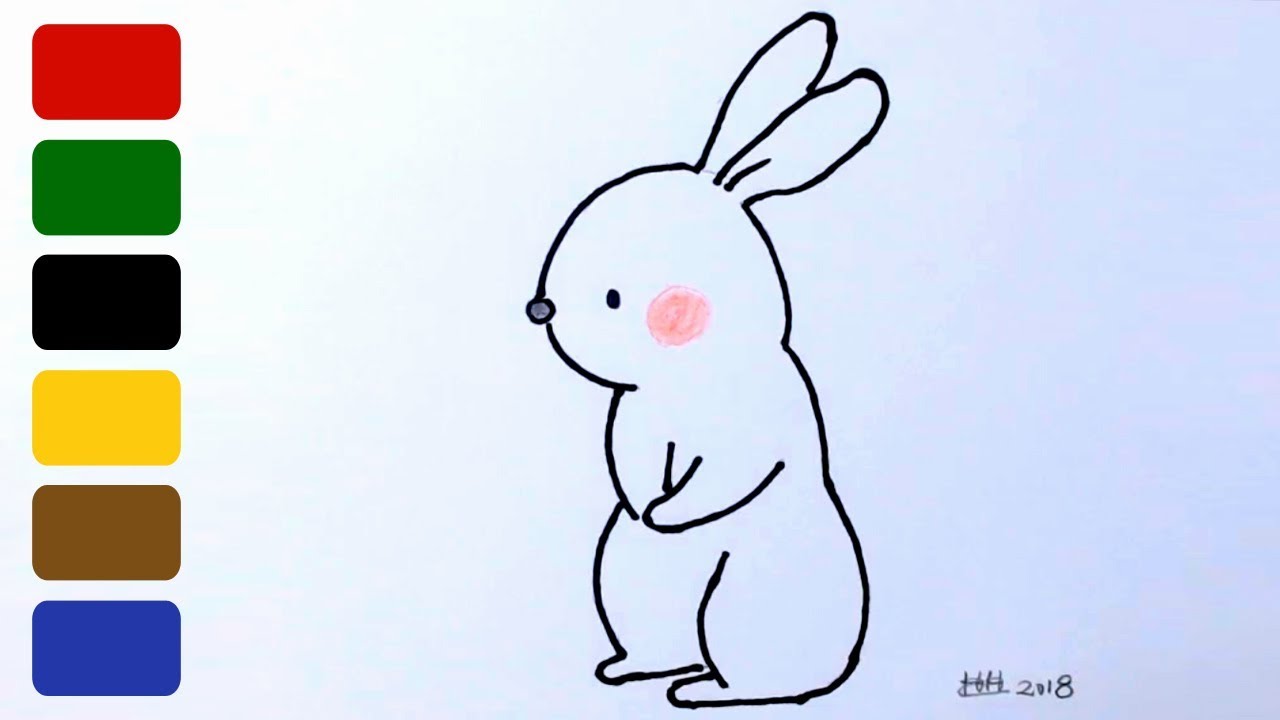 Standing Rabbit Drawing at Explore collection of