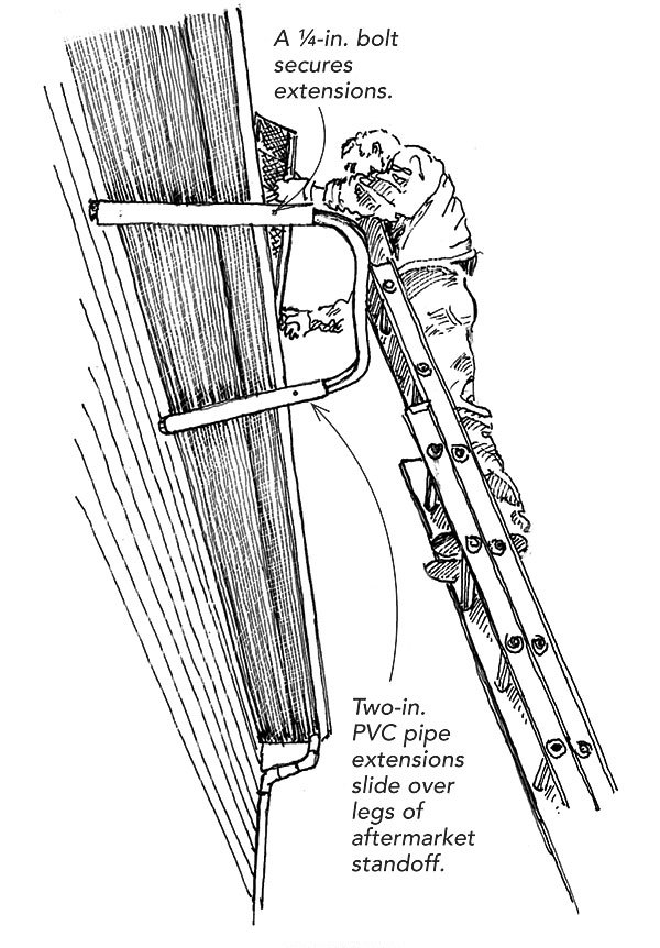 600x862 souped up ladder standoff - Standoff Drawing