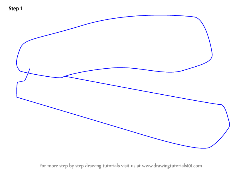 844x598 Learn How To Draw A Stapler - Stapler Drawing