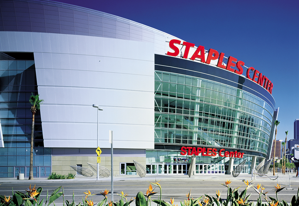 966x668 Staples Center Nbbj - Staples Drawing