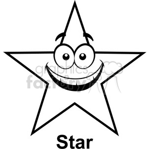 300x300 Geometry Star Cartoon Face Math Clip Art Graphics Images Clipart - Star Cartoon Drawing