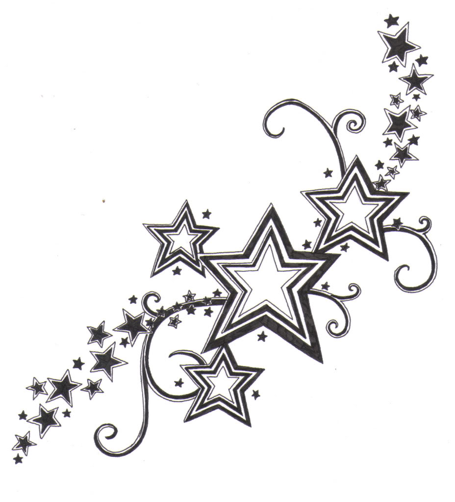 928x1023 Star Tattoos Ideas For Men And Women - Star Design Drawing
