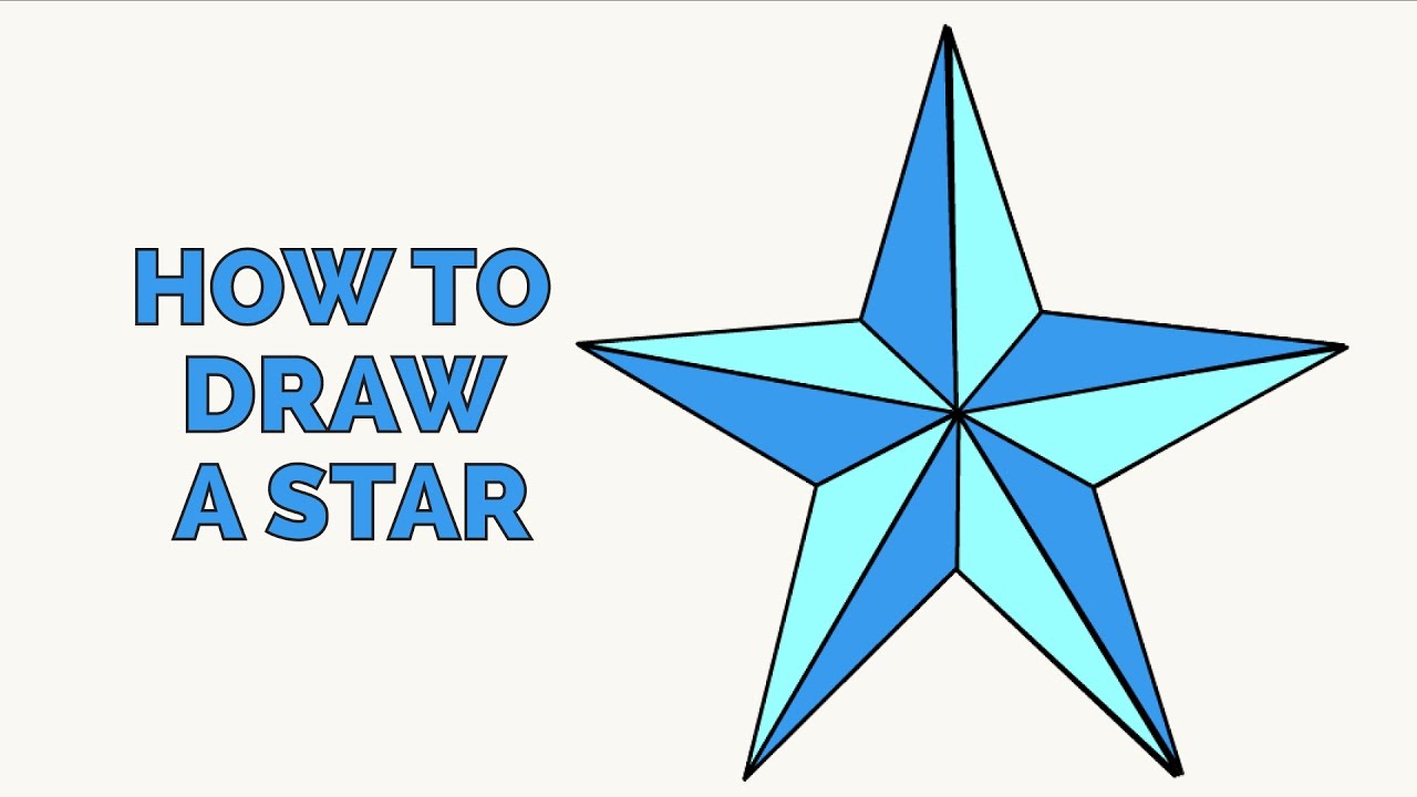 1280x720 How To Draw A Star - Star Drawing