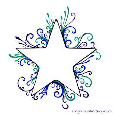 222x227 Ink Pen Star Drawing - Star Drawing