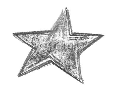 400x308 Black Hatching Grunge Graphite Pencil, Star Drawing Texture - Star Drawing Black And White