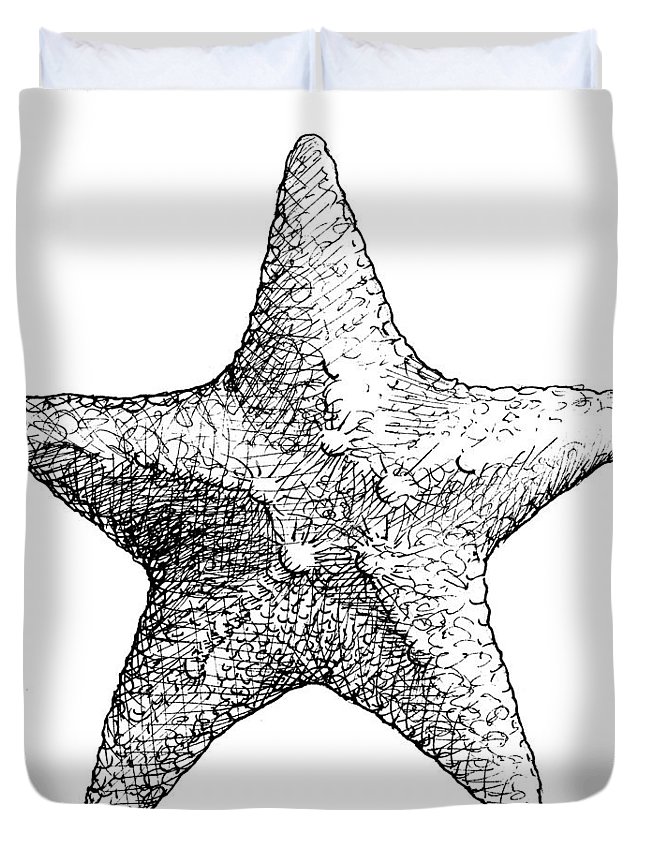 645x853 Coastal Starfish Drawing - Star Drawing Black And White