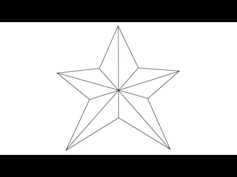 480x360 How To Draw A Star - Star Drawing Black And White