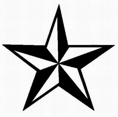 400x397 Nautical Star Tattoo Designs - Star Drawing Designs