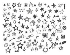 236x187 quirky and fun hand drawn star vector shapes hpc hopekids - Star Drawing Designs
