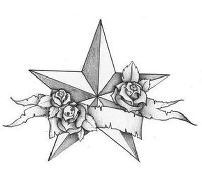 400x379 Star Drawing Or Drawings - Star Drawing Designs