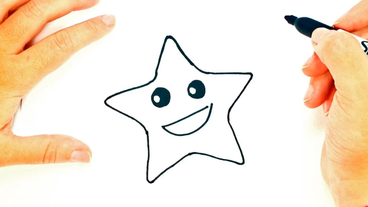 1280x720 how to draw a star for kids star drawing lesson step - Star Drawing For Kids
