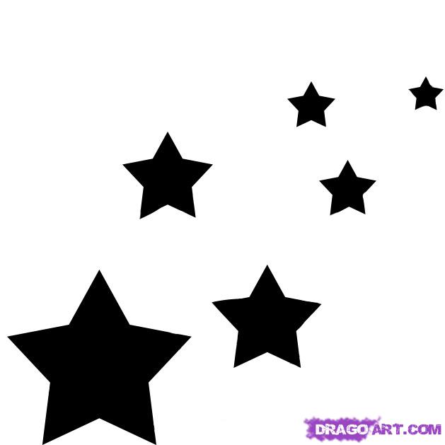 629x629 How To Draw Stars, Step - Star Drawing Images