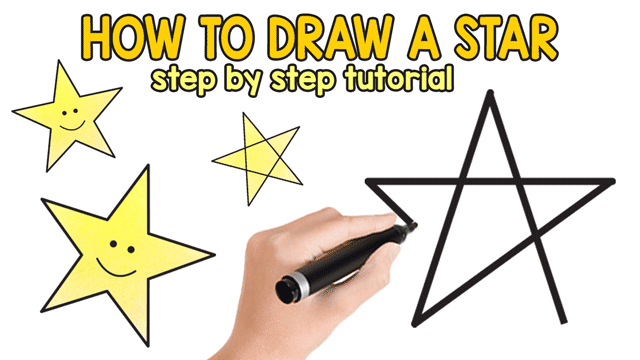 640x360 How To Draw A Star - Star Drawing Images
