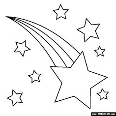 236x236 cool drawings of shooting stars stars shooting star drawing - Star Drawing Outline
