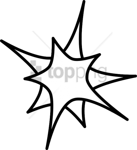 480x524 Download Star Drawing Outline Png Images Background Toppng - Star Drawing Outline
