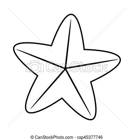 450x470 Huge Collection Of 'sea Star Drawing' Download More Than - Star Drawing Outline