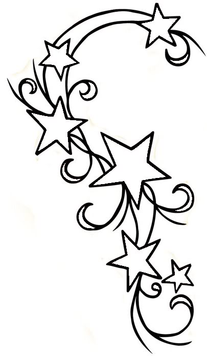 405x700 Piq Star Outline Pixel Art - Star Drawing Outline