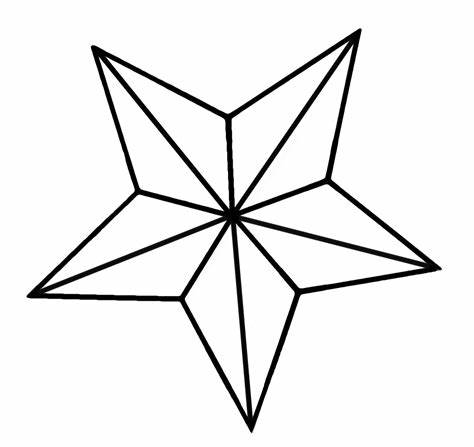 474x447 Star Drawing Outline Gtgt - Star Drawing Outline