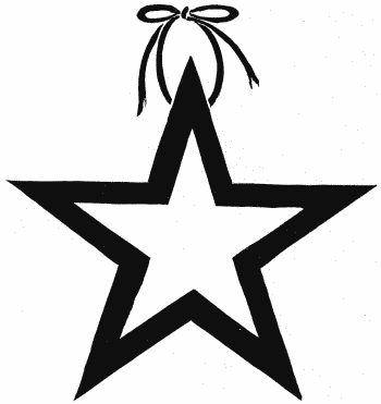 350x371 Inch Star Template Gt Embroidery Designs - Star Drawing Outline