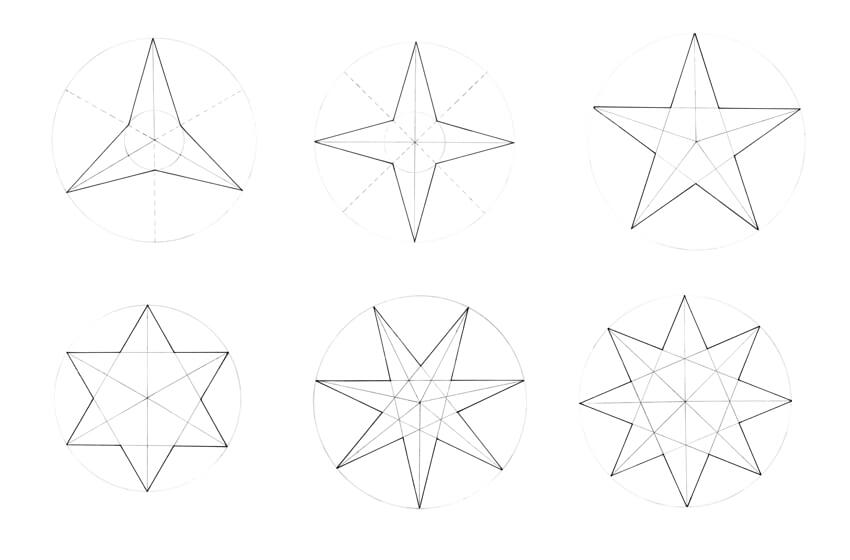 850x560 How To Draw A Star - Star Drawing Pictures