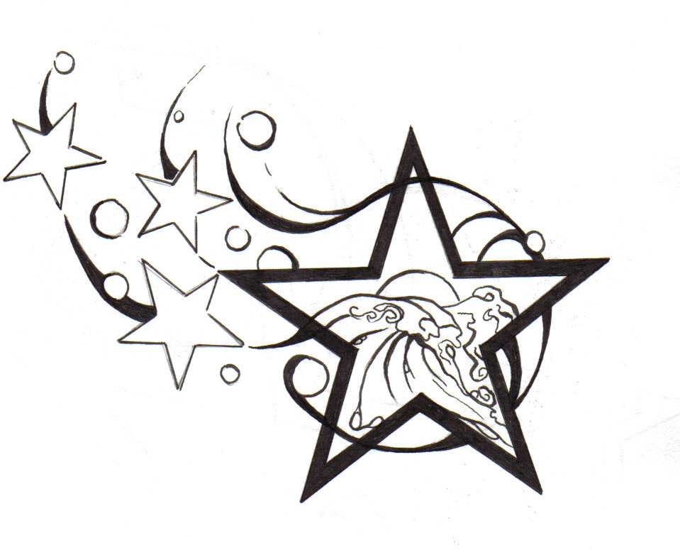 Star Drawing Tattoo at Explore collection of Star
