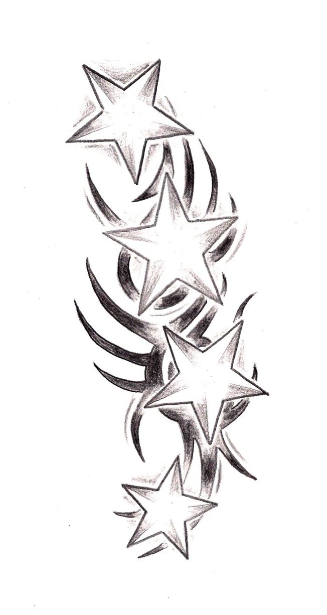 Star Drawing Tattoo at Explore collection of Star