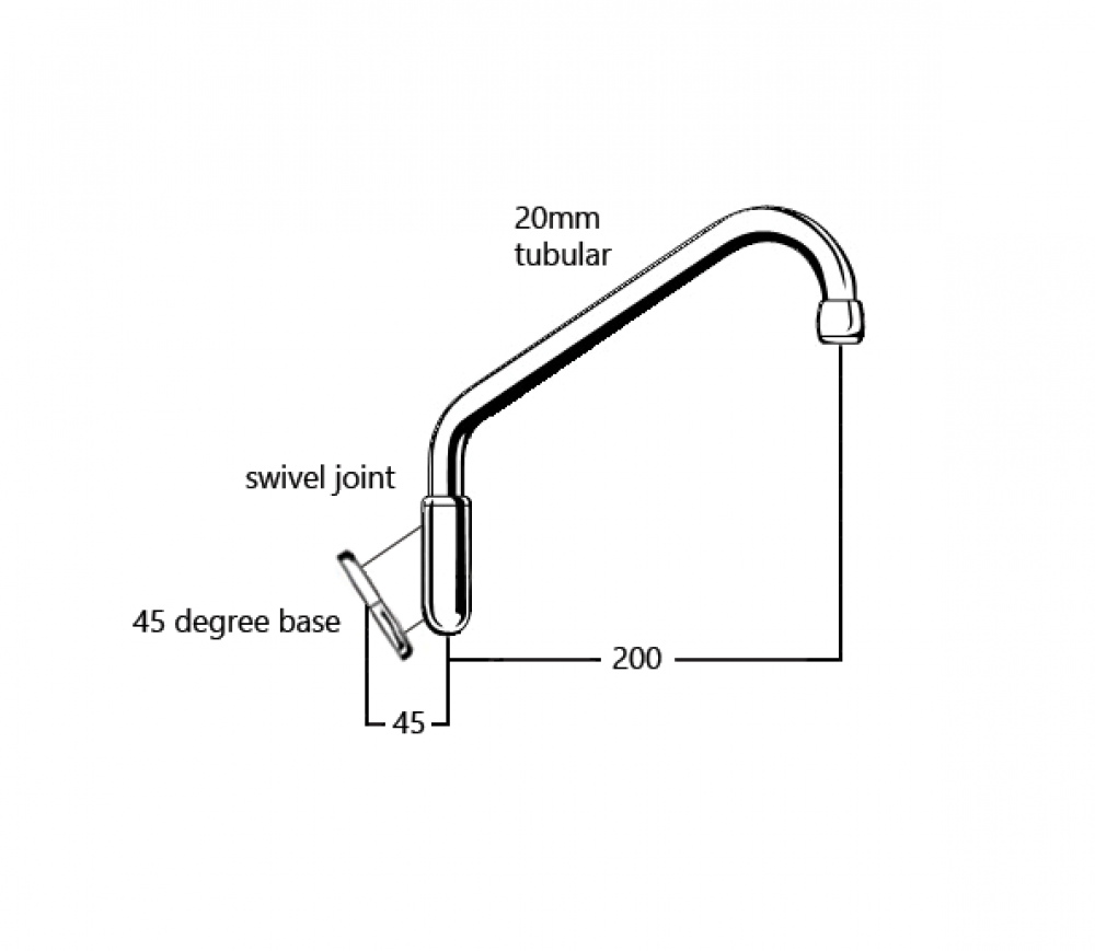 1000x869 Cb Degree Base Starline Swivel Outlet - Star Line Drawing