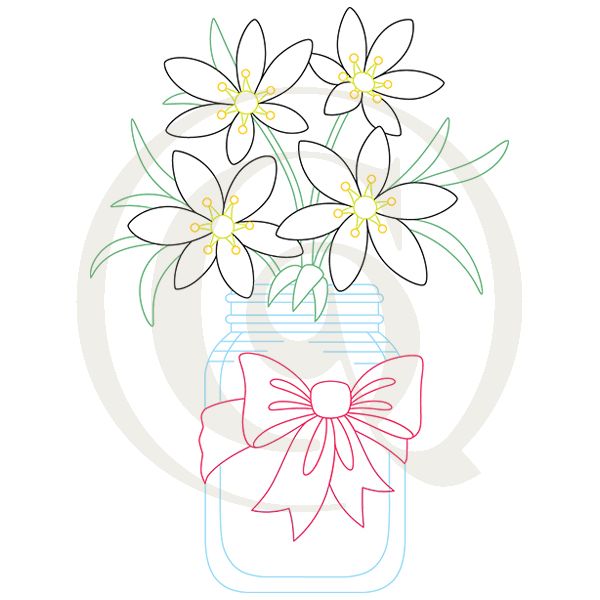 600x600 merry mason jar - Star Of Bethlehem Drawing