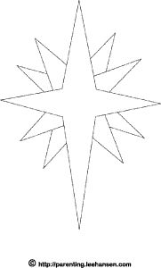 181x300 moravian christmas star clipart - Star Of Bethlehem Drawing