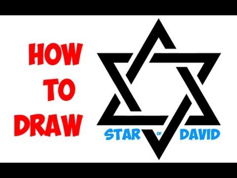 480x360 how to draw the star of david - Star Of David Drawing