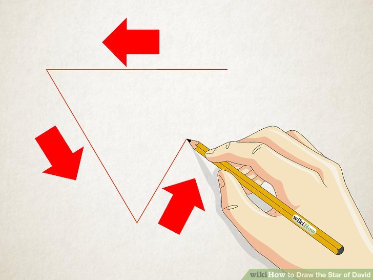 728x546 how to draw the star of david steps - Star Of David Drawing