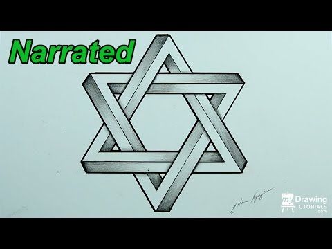 480x360 Awesome Drawing Tutorials - Star Of David Drawing