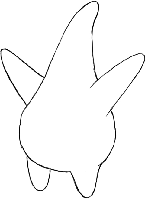 480x662 How To Draw Patrick Star - Star Outline Drawing
