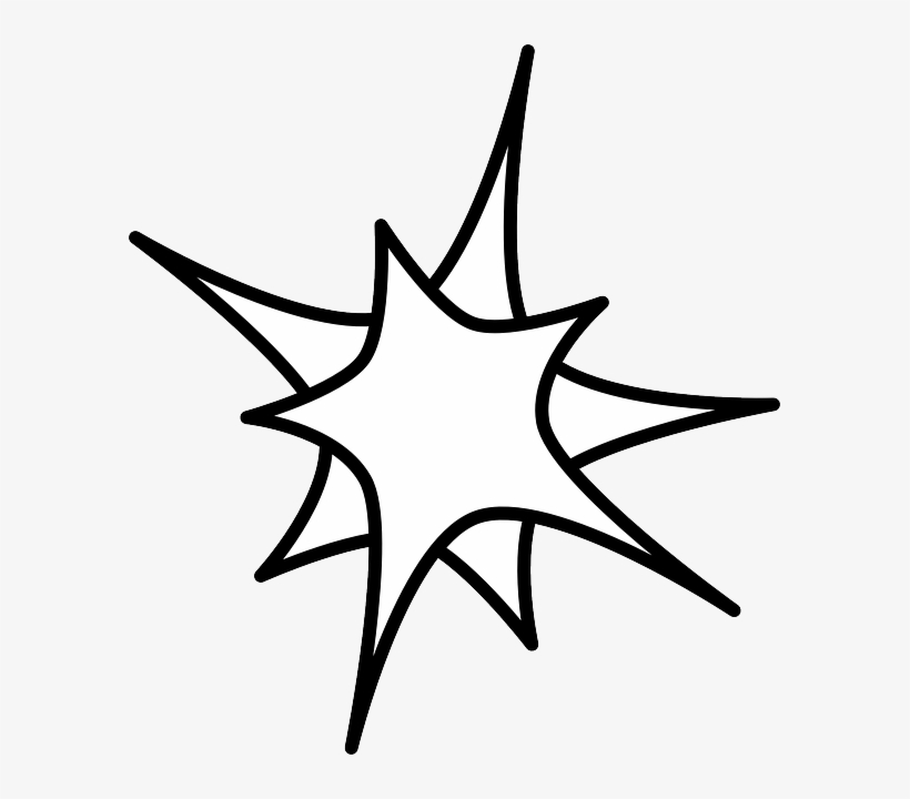 820x720 Sign, Black, Symbol, Star, White, Double, Sale, Stars - Star Outline Drawing