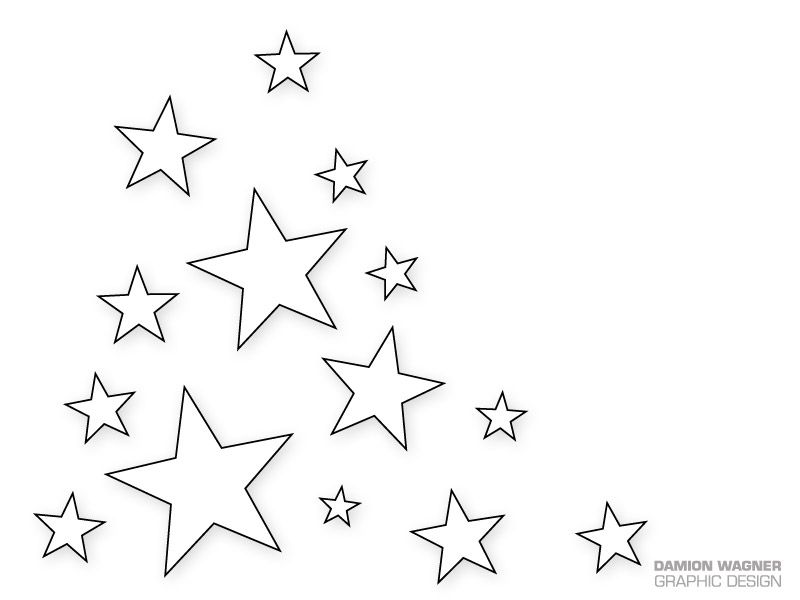 800x600 White Stars Drawing White Stars Armor Tattoo Concept Star - Star Outline Drawing