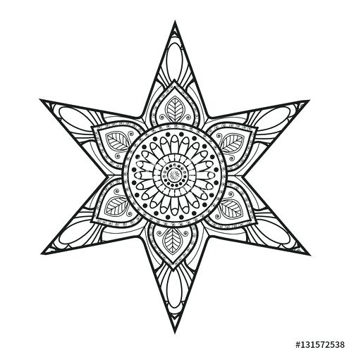 495x500 comfortable coloring book star typical coloring book - Star Outline Drawing