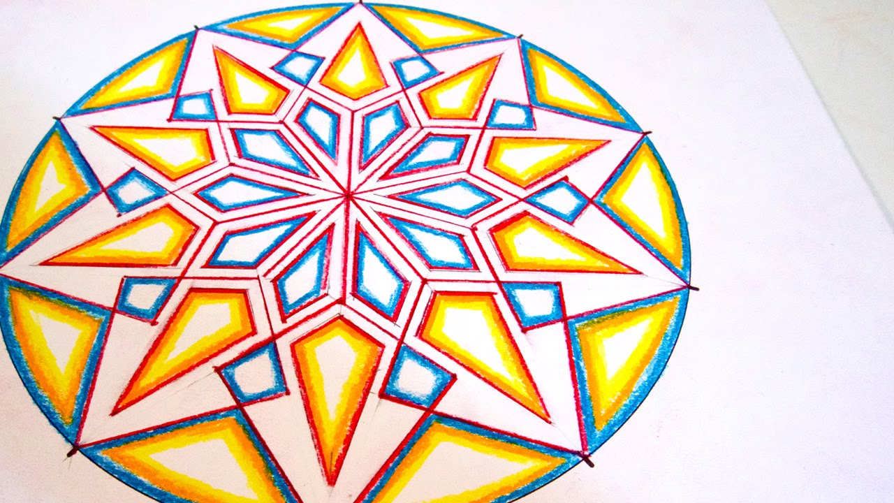 Star Pattern Drawing at PaintingValley.com | Explore collection of Star