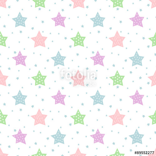 500x500 seamless star pattern for kids holidays pastel colors baby shower - Star Pattern Drawing