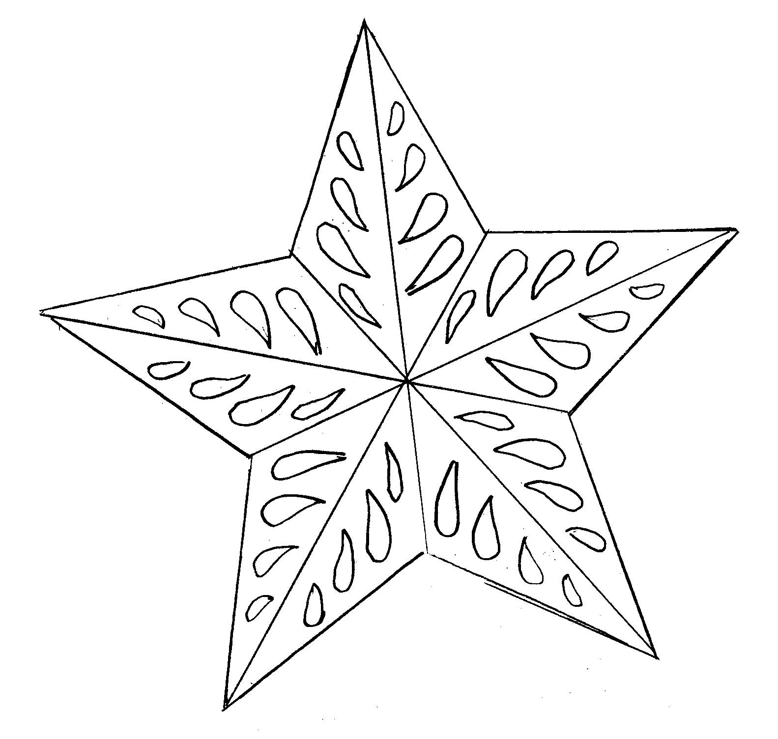 1583x1504 Star Drawing Paper Star Patterns Paper Craft Projects - Star Pattern Drawing