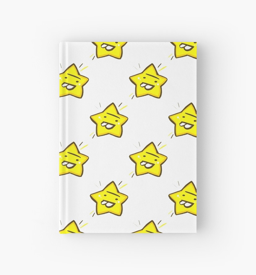827x889 Derpy Star Pattern Hardcover Journals - Star Pattern Drawing