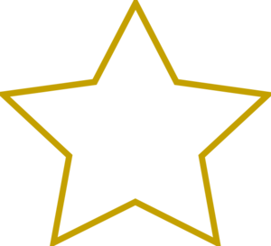 300x273 Star Shape Clip Art - Star Shape Drawing