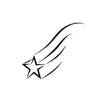 341x341 Huge Collection Of 'shooting Star Tattoo Drawing' Download More - Star Tattoo Drawing