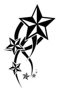 236x361 Nautical Stars - Star Tattoo Drawing