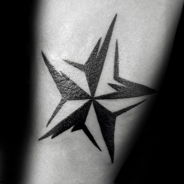 600x600 Nautical Star Tattoo Designs For Men - Star Tattoo Drawing