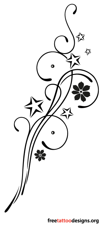337x741 feminine tattoos tattoo designs for girls and women - Star Tattoo Drawing Designs