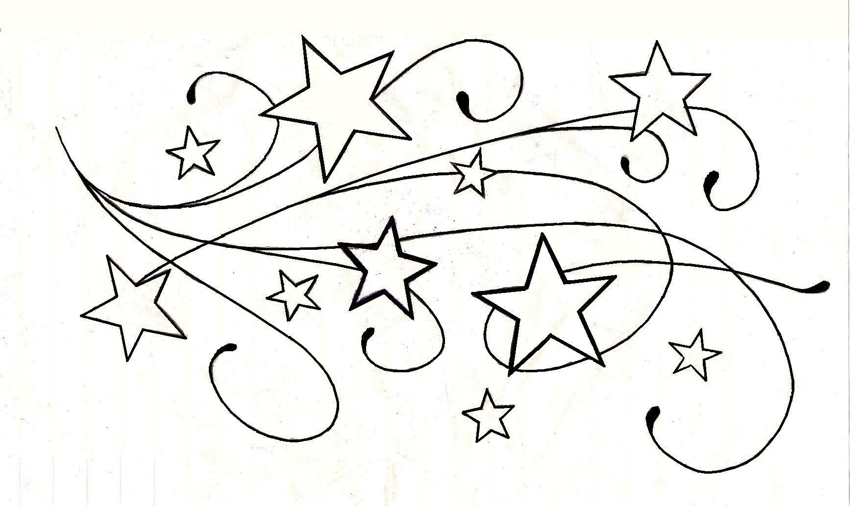 1765x1033 Unique Star Tattoos Designs - Star Tattoo Drawing Designs